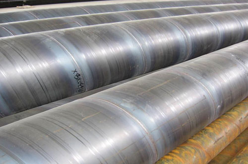Double submerged arc spiral welded pipe