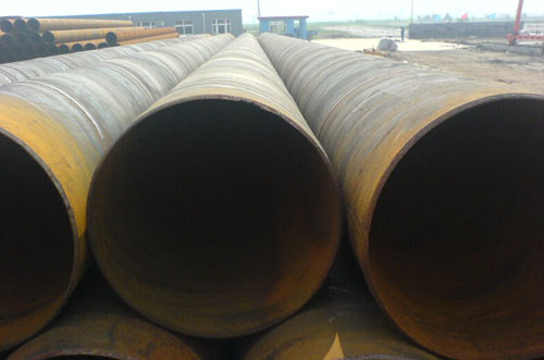 Pile for spiral submerged arc welded pipe